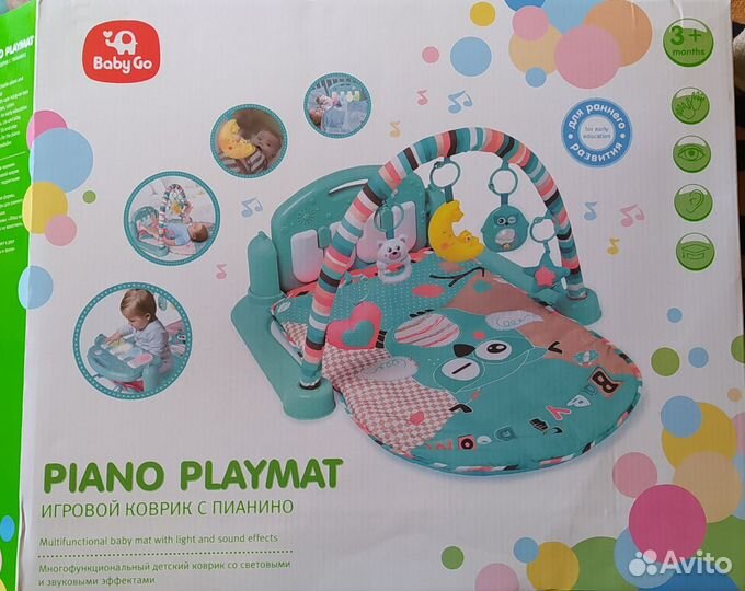 Игровой коврик-пианино Baby Go