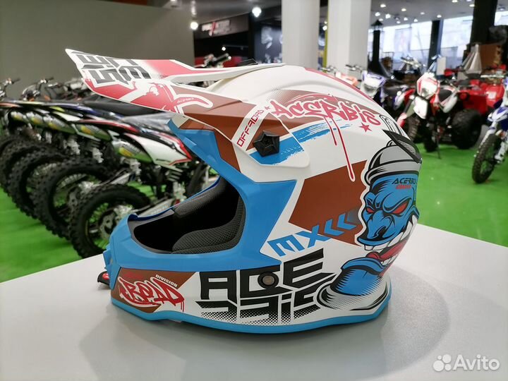 Мотошлем детский Acerbis steel