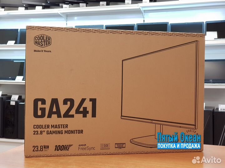 Новый игровой 23.6'' Монитор Cooler Master GA241