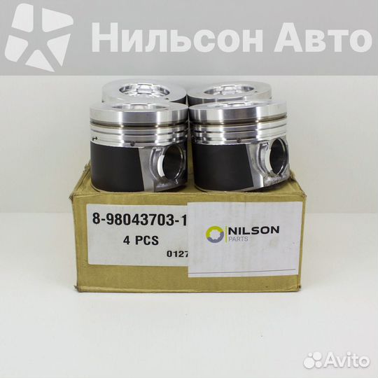Поршень isuzu ELF 4JJ1, nilson parts (комплект 4 ш