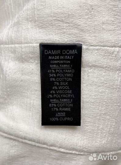 Текстурированный пиджак Damir Doma, подиум