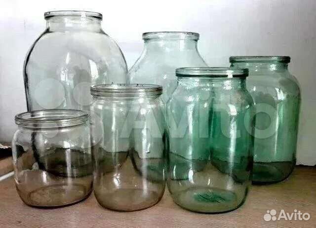 Банки стеклянные разного литража