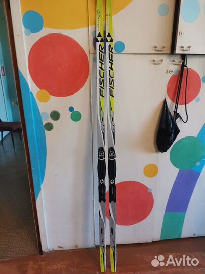 Лыжи беговые fisher carbonlite classic jr 182