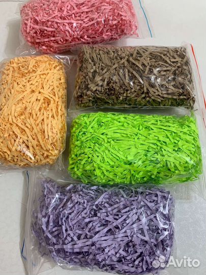 Бумажный наполнитель для подарков