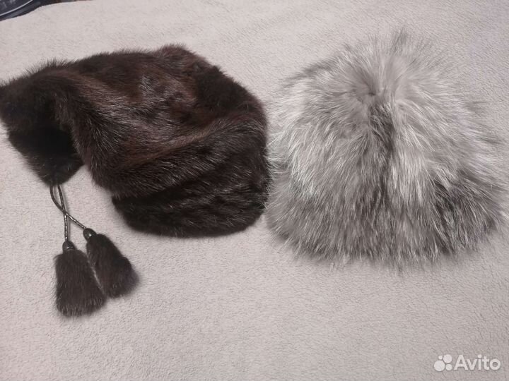 Шапка из чернобурки Сноп