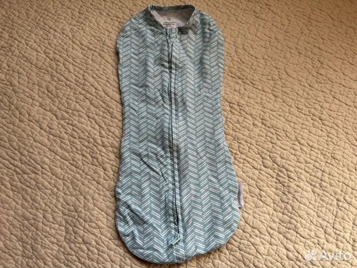 Пеленка кокон на молнии и липучках Swaddleme