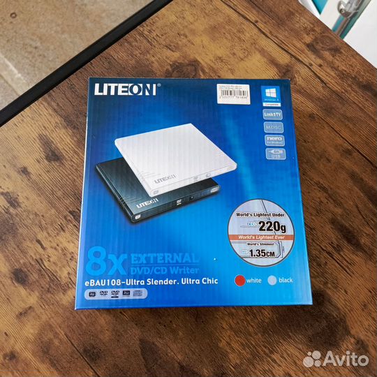 Привод DVD-RW Lite-On eBAU108, внешний, USB