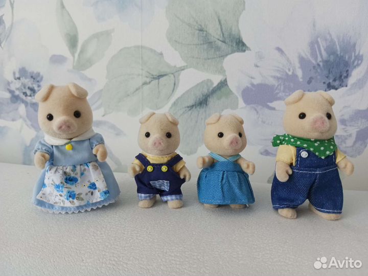 Sylvanian families, поросята, хрюшки, свинки