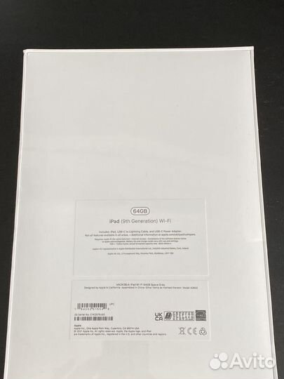 Айпад iPad 9th Generation Wi-Fi 64GB