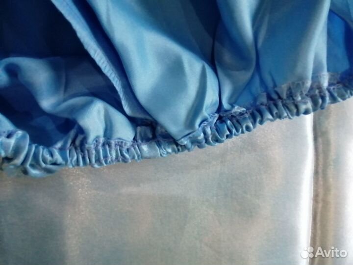 Комплект атласного постельного белья евро, Турция