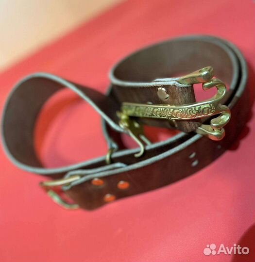 Подарок для мужчин ремень ручной работы Литтолтон