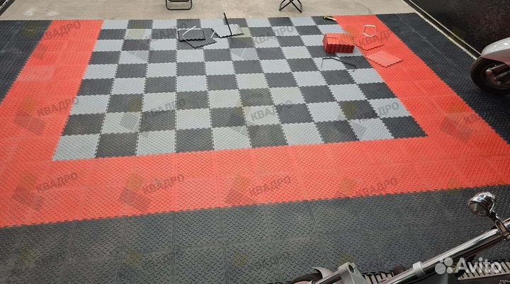 Модульное напольное покрытие для гаража