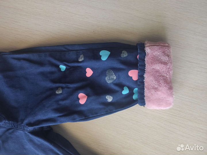 Утепленные брюки на девочку