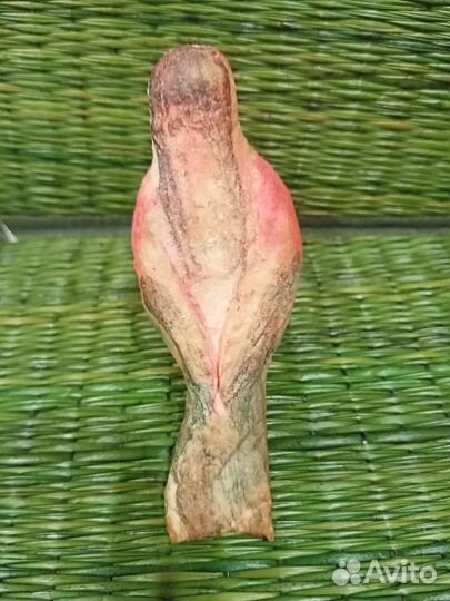 Ёлочная игрушка, ватная Птичка. СССР