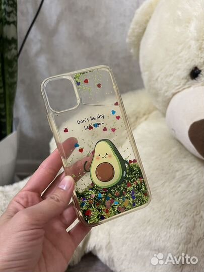 6 чехлов на iPhone 11 + стекло антишпион