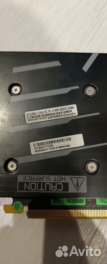 Видеокарта gtx 1660