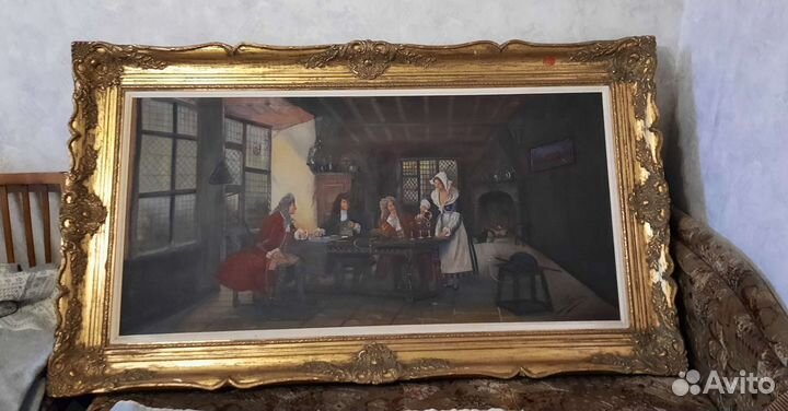 Большая картина 50-60 годы Голландия