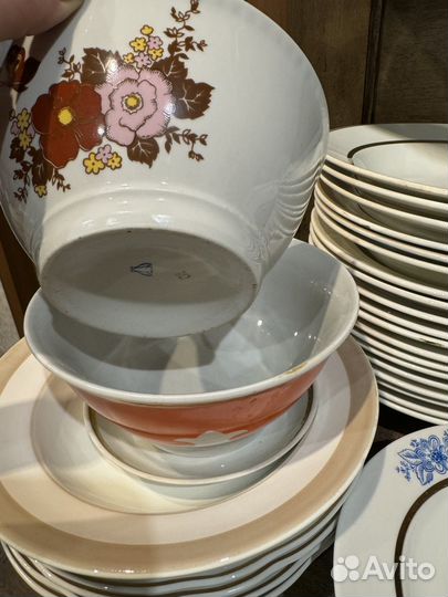 Фарфоровая посуда СССР много