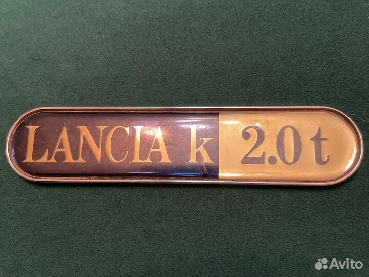Lancia Kappa 2.0t шильдик