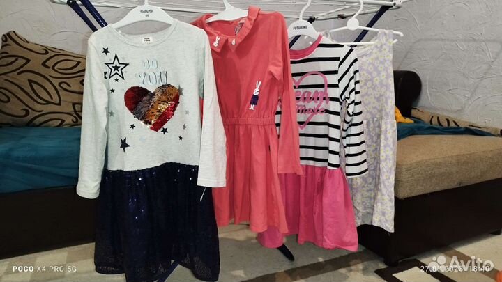 Вещи пакетом на девочку 122