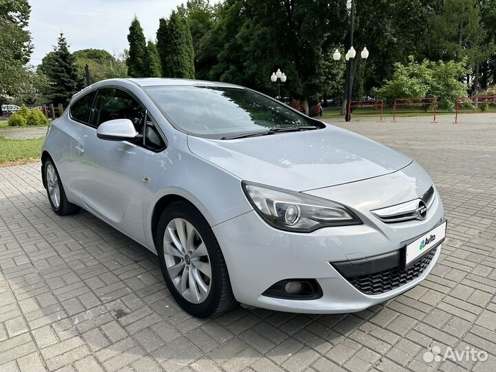 Opel Astra GTC 1.4 AT, 2014, 86 000 км