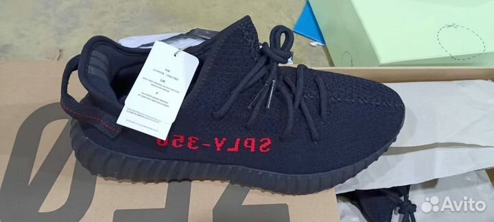 Кроссовки Adidas Yeezy boost 350 v2 black red