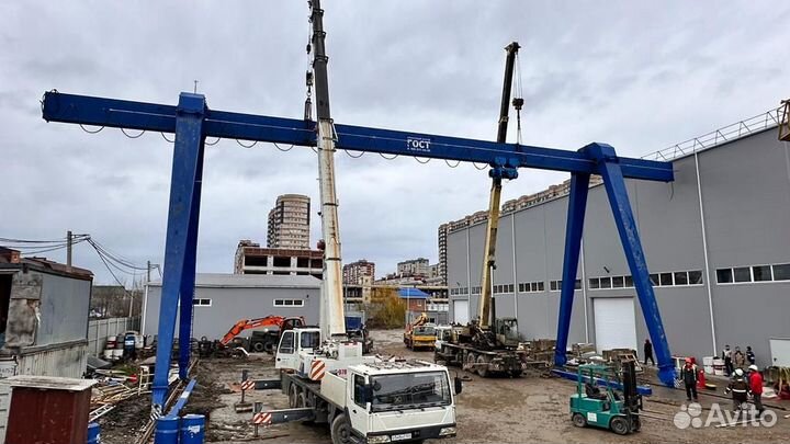 Козловой кран 10 тонн новый на заказ