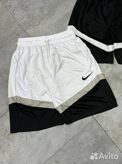 Шорты nike dri fit белые