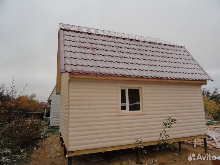 Каркасный дом под ключ 6*6