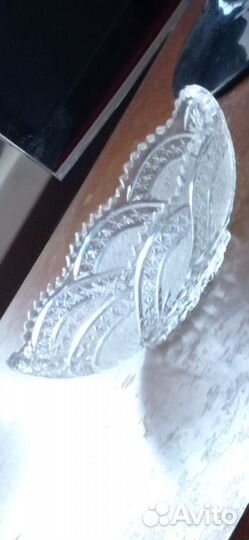 Хрустальная лодочка для конфет, фруктов, салата