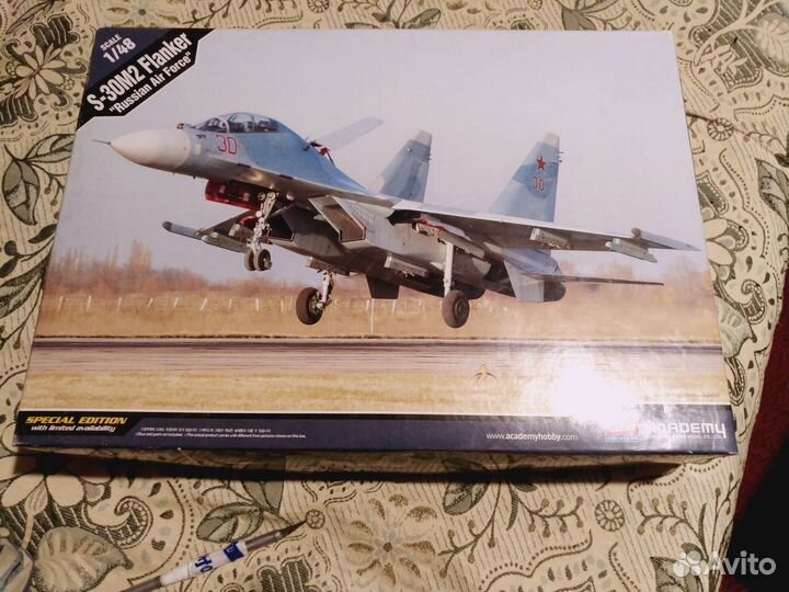 Сборная модель самолета 1/48 Su-30M2 Academy12301