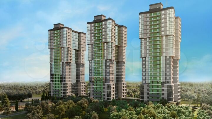 Квартира-студия, 23,3 м², 24/24 эт.