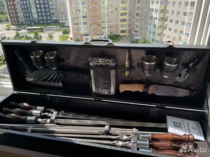 Подарочный шашлычный набор кизляр