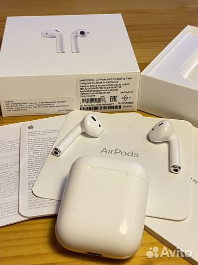 Оригинальные Apple Airpods 1 беспроводные наушники