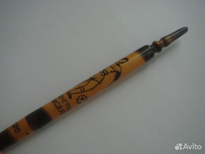 Сувенирная деревянная ручка Ленинград СССР