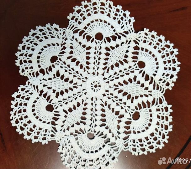 Салфетки вязаные ручная работа