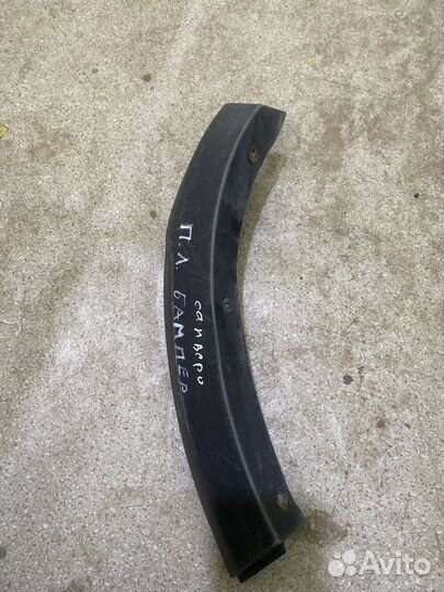 Рено сандеро степвей молдинг заднего бампера левый