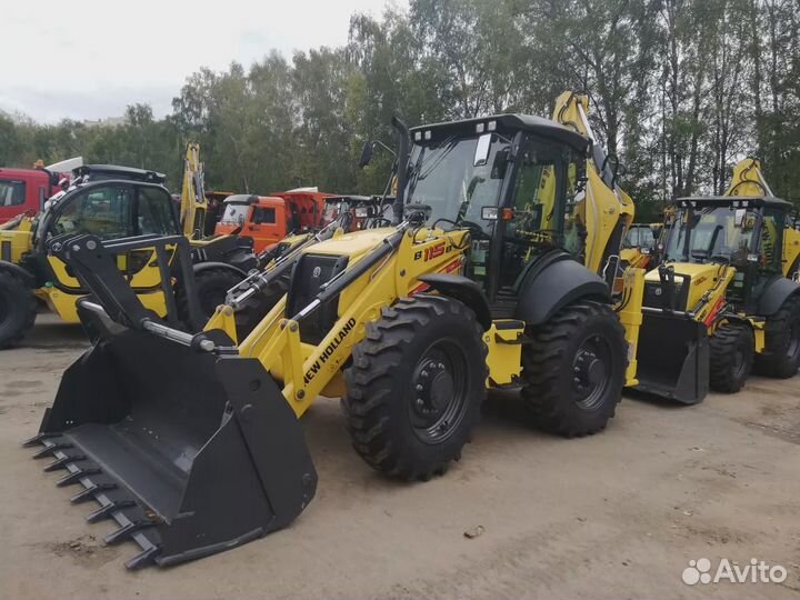 Экскаватор-погрузчик New Holland B115B, 2023