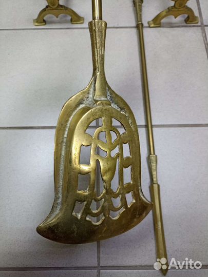 Набор для камина старинный