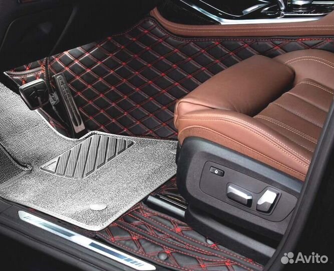 3D Коврики BMW Салон Багажник из Экокожи