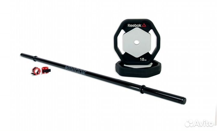 Памп-штанга 22,5 кг Reebok rswt-2250PP