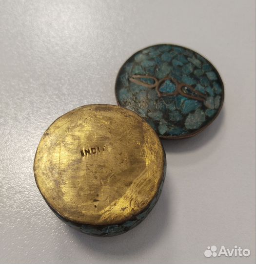 Винтажная шкатулка Индия 1960гг