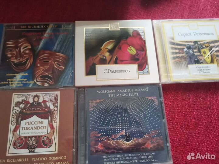 CD Оперы Пуччини, Рахманинов, Моцарт, Леонковало