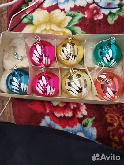 Елочные игрушки СССР шары