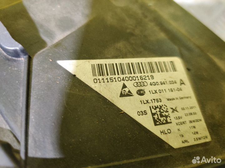 Фара в сборе передняя правая Audi A6 Avant C7 4G5