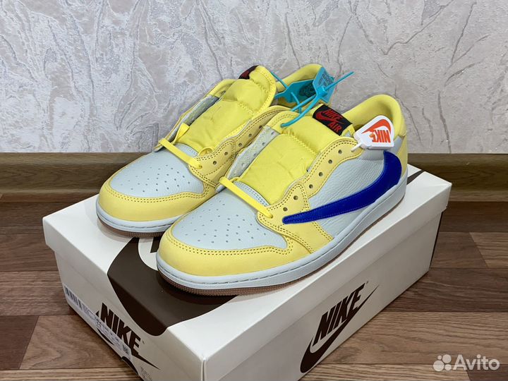 Air Jordan 1 Low OG Canary Yellow Travis Scott