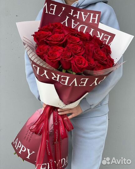 Букет из 25 роз Эквадор