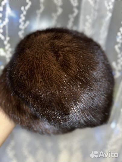 Шапка норковая женская