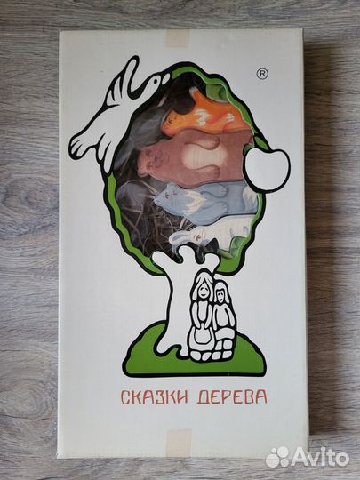 Деревянный пазл Сказки дерева Колобок