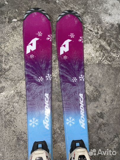 Горные лыжи 120 детские nordica little belle